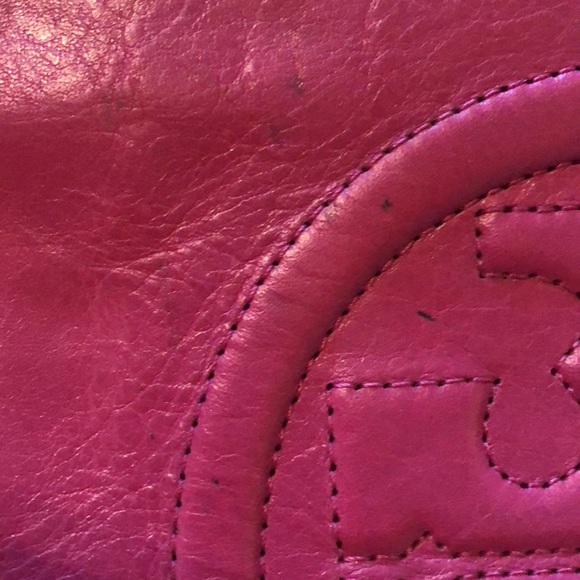 Raspberry Tory Burch Clutch - Picture 10 of 11
